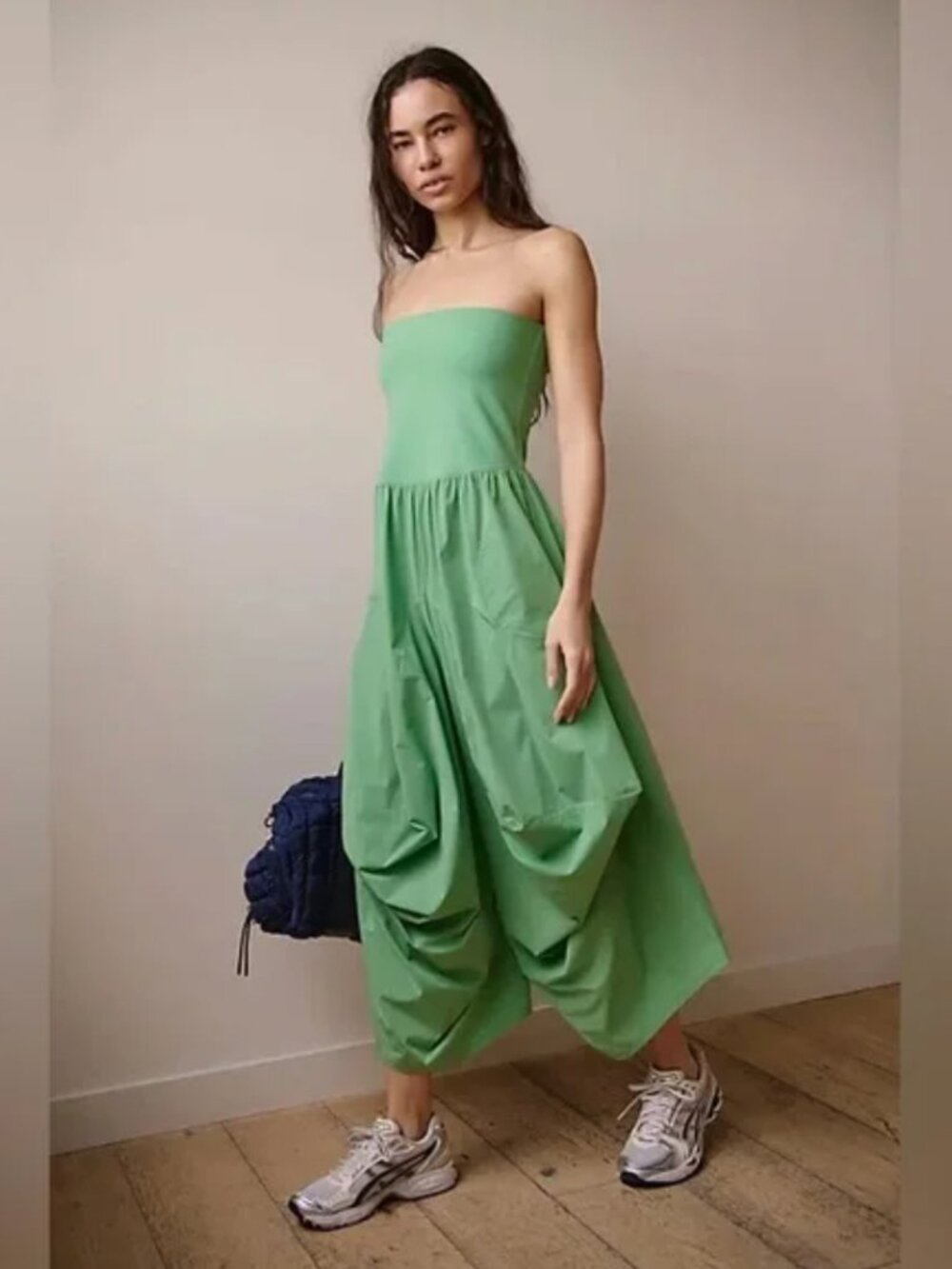 Free People Movement Way Back Convertible One-Piece in Green size Large LIKE NEW